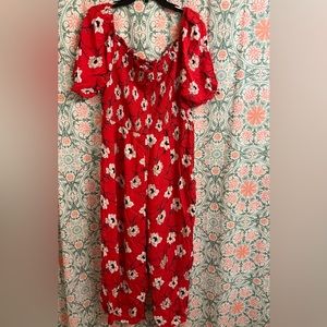 Floral Print Jumpsuit